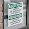 Signmission Safety Culture Sign, 18 in Width, Vinyl Decal, Rectangle, Bilingual OS-2PACK-SF-D-1824-L-10831 - alternate 2
